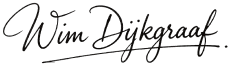 Assinatura de Wim Dijkgraaf