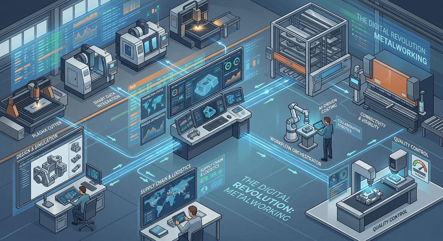 De digitale revolutie binnen de metaalbewerkingsindustrie